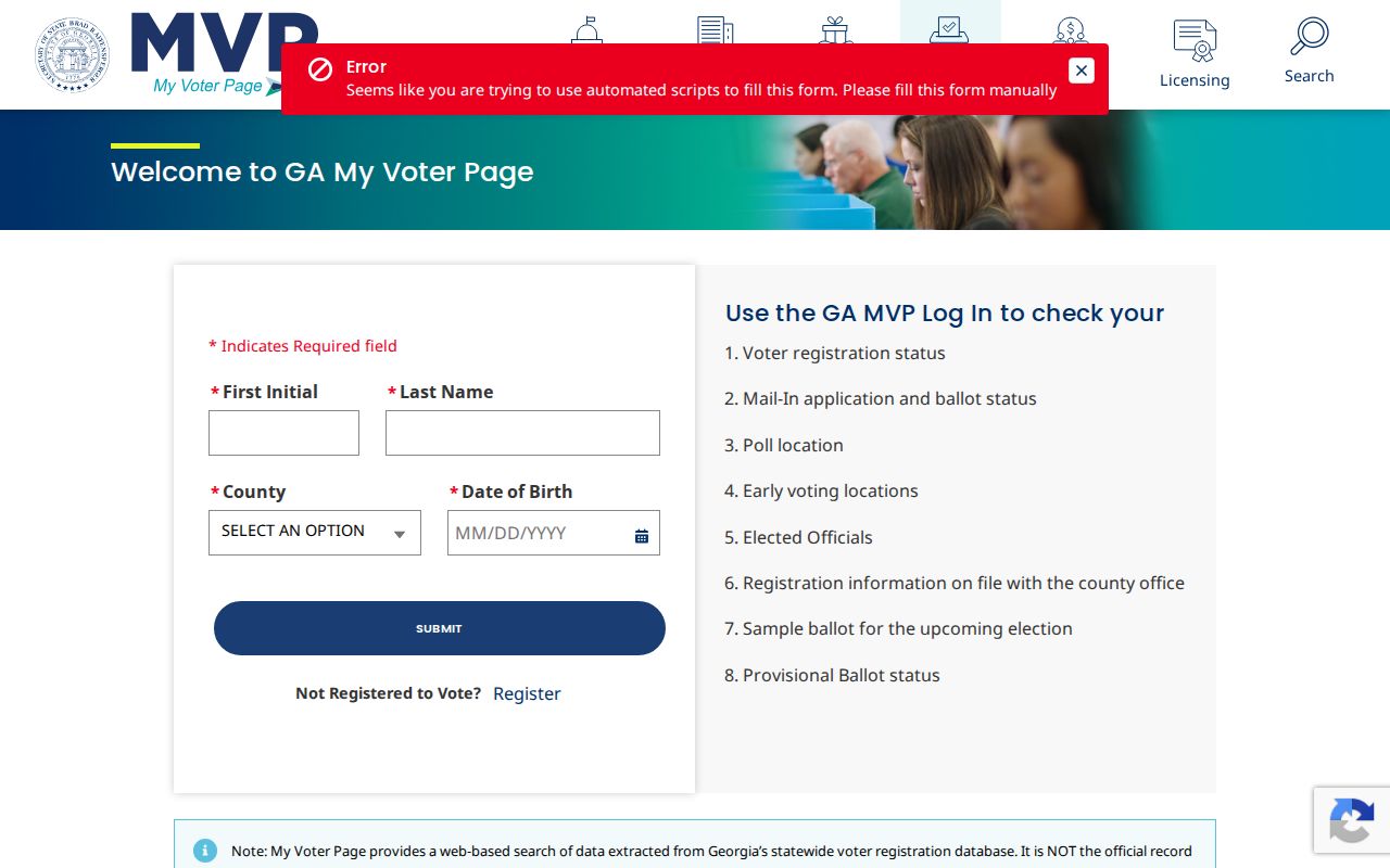 Columbus residents directory Georgia voter lookup
