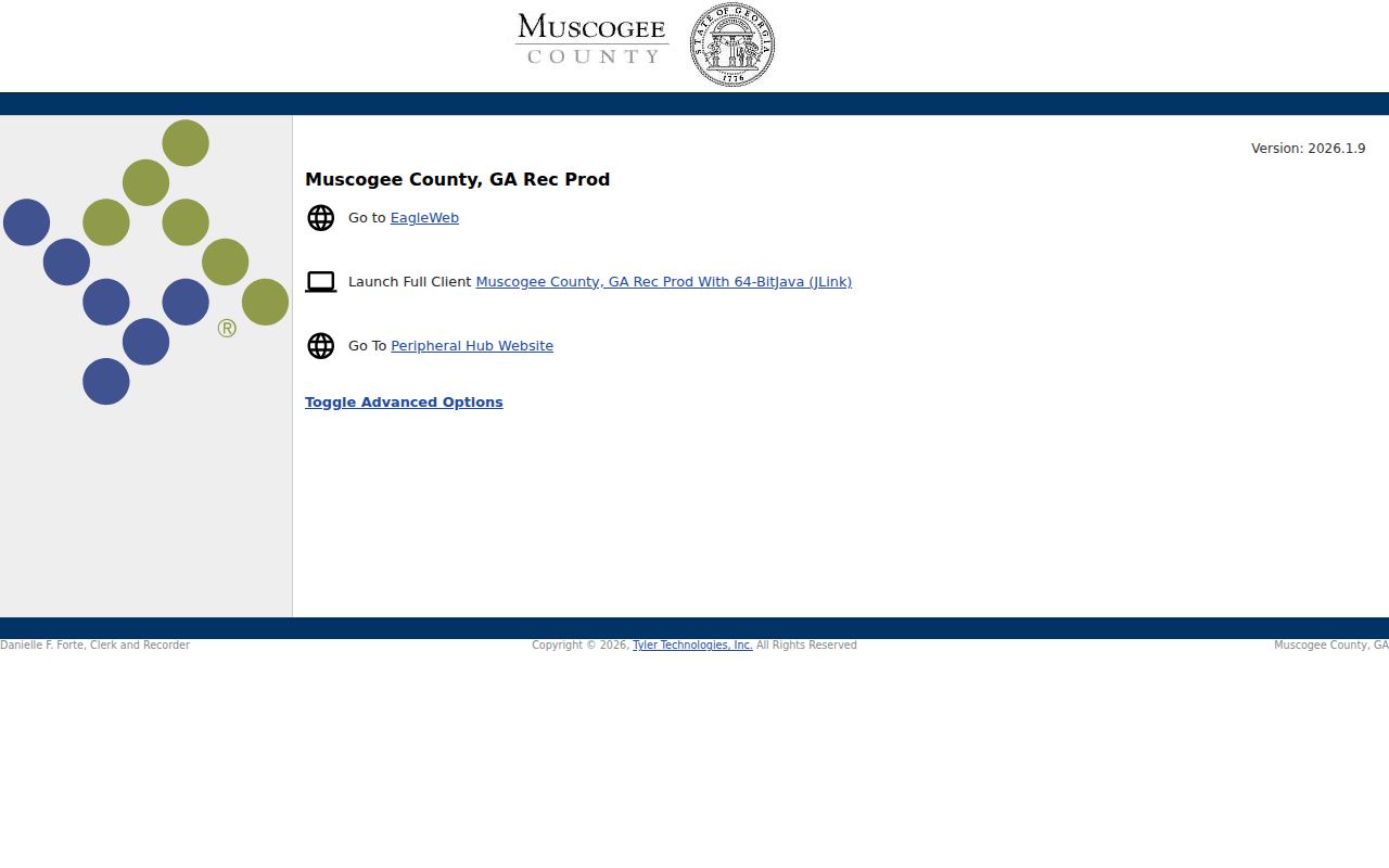 Columbus street directory Muscogee deed index